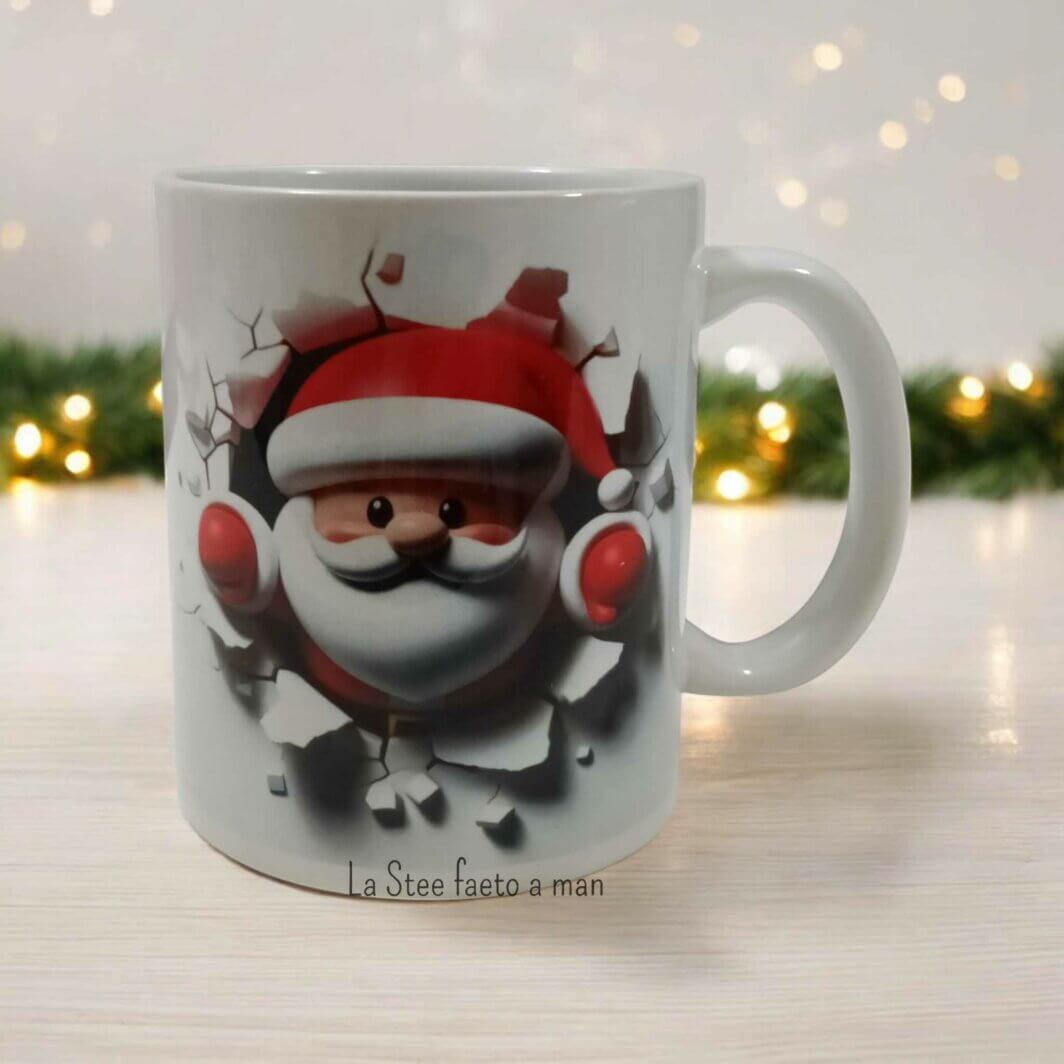 Tazza Babbo Natale 3D