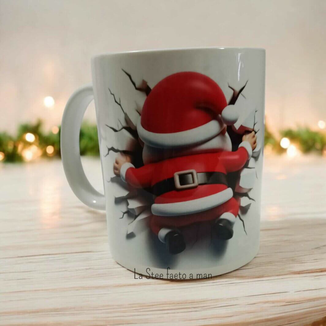 Tazza Babbo Natale 3D - immagine 2